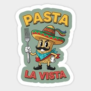 Pasta La Vista Sticker
